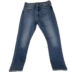 Levi’s Original 501 Button-Fly Skinny Distressed Jeans Size 28x28 EUC
